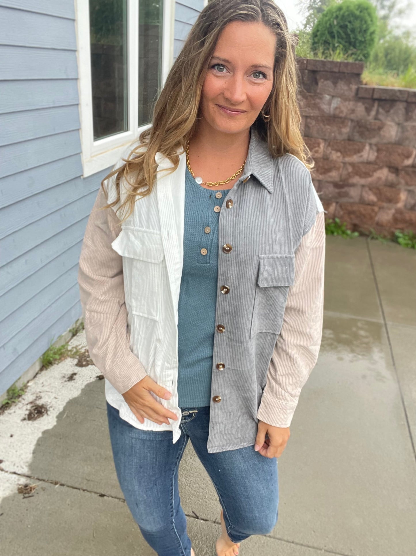 The Countryside Cord Shacket 