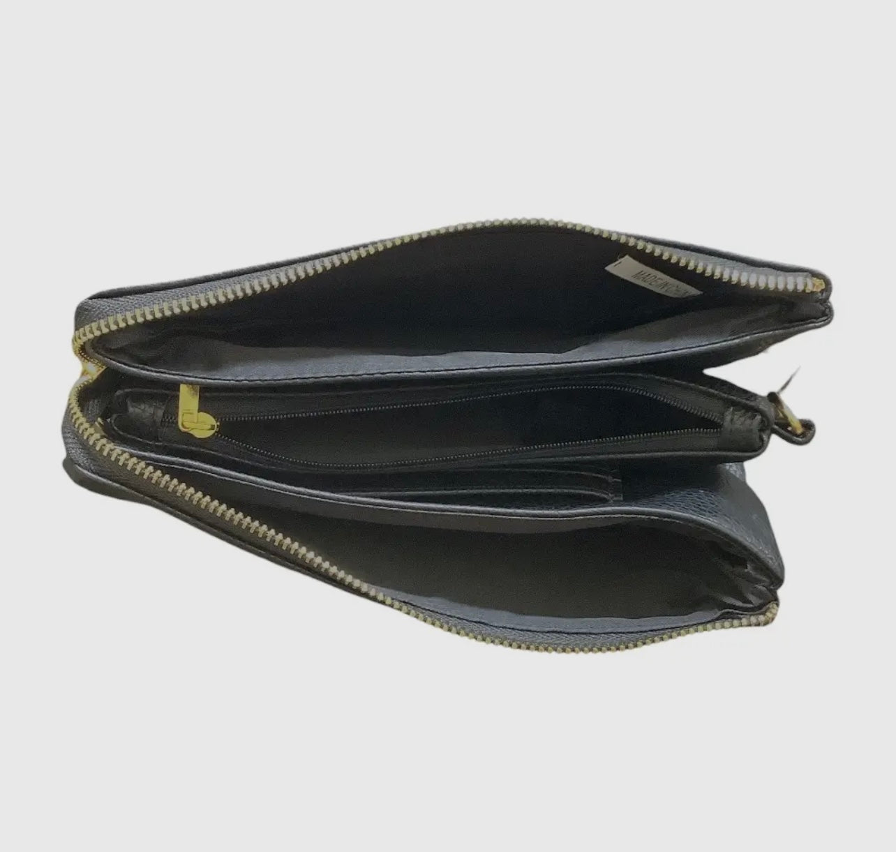 Clutch Wallet in Crossbody Bag-Metallic Blush