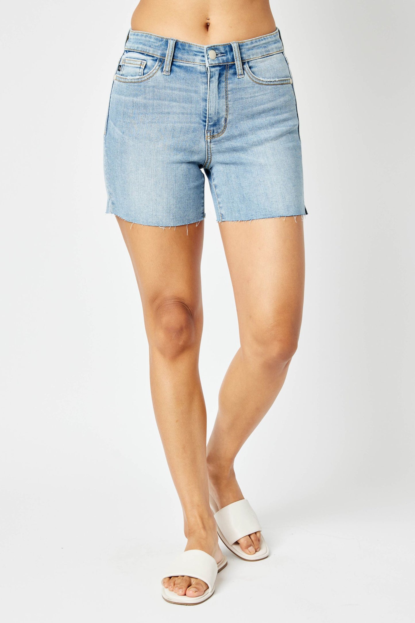 Judy Blue Mid Rise Shorts