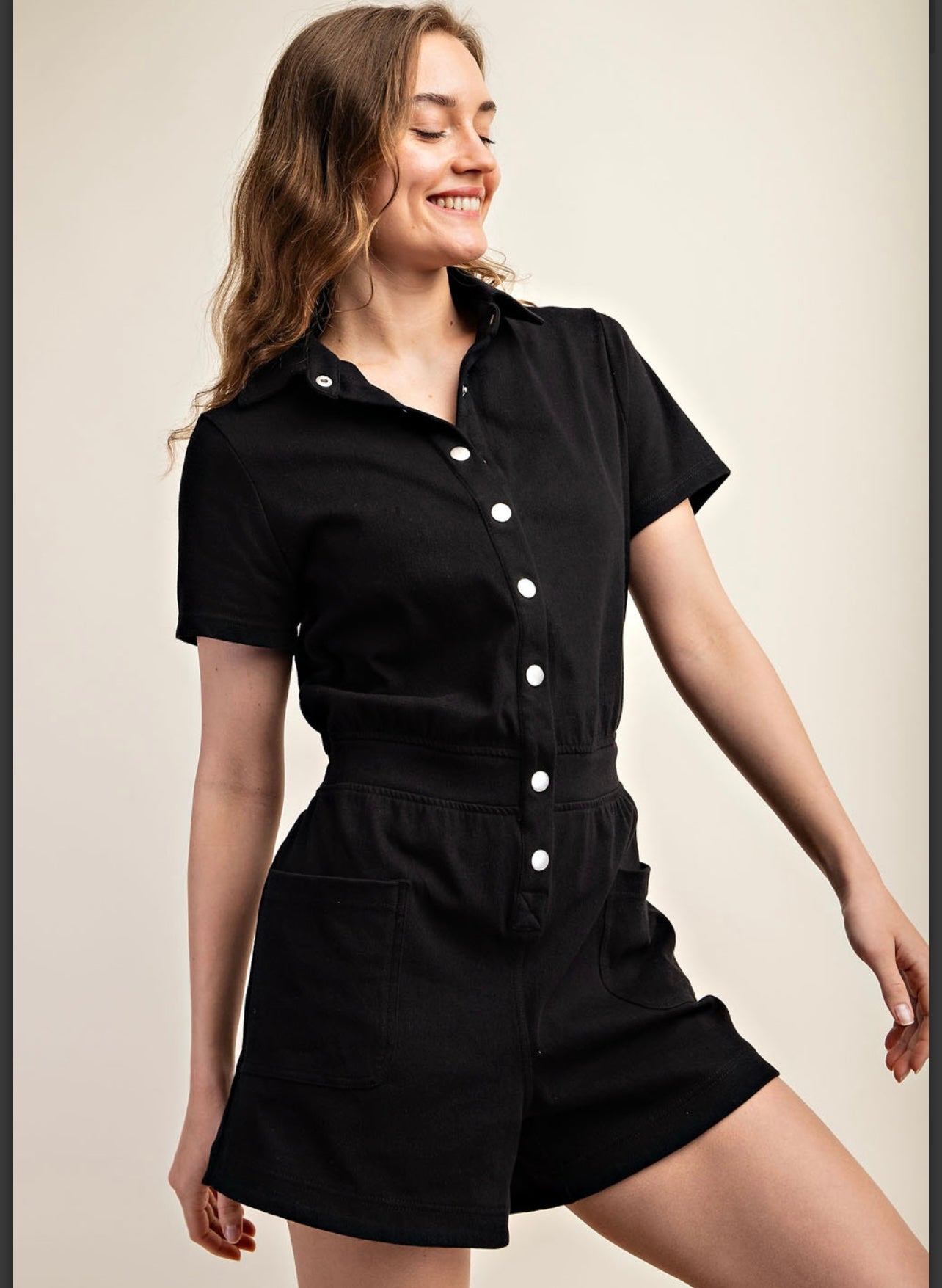 Obsidian Chic Romper
