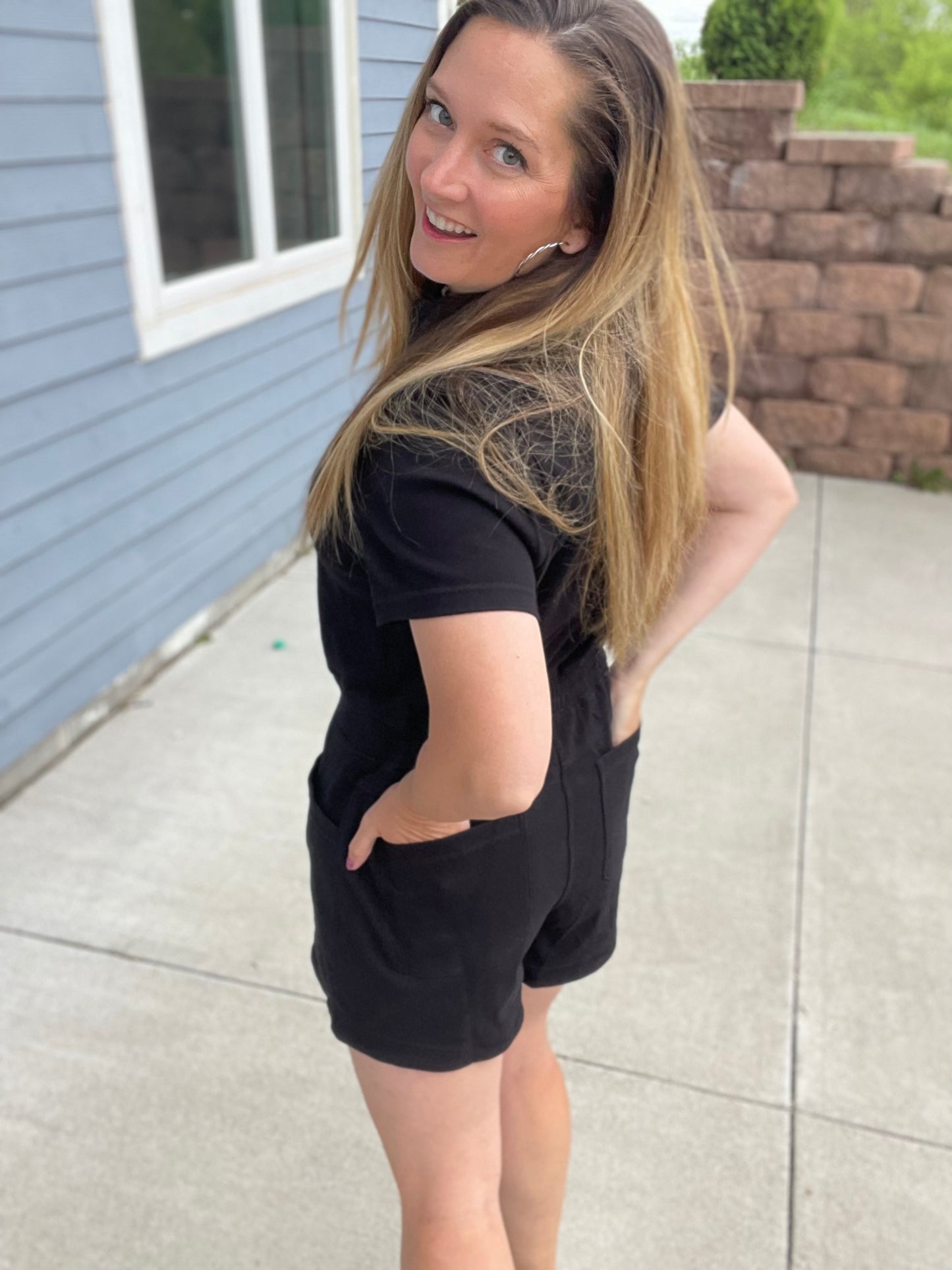 Obsidian Chic Romper