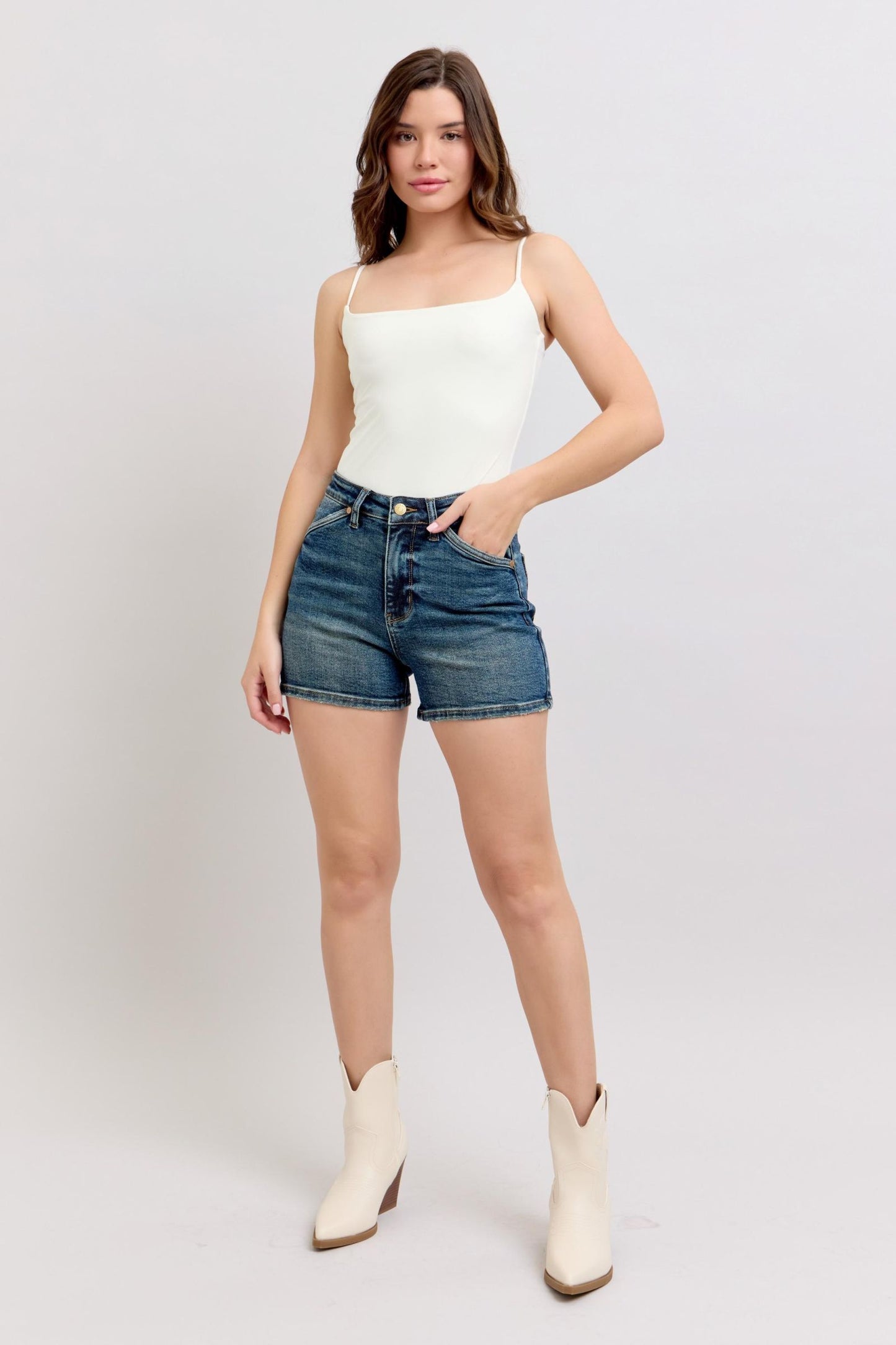 Judy Blue Shield Pocket Shorts