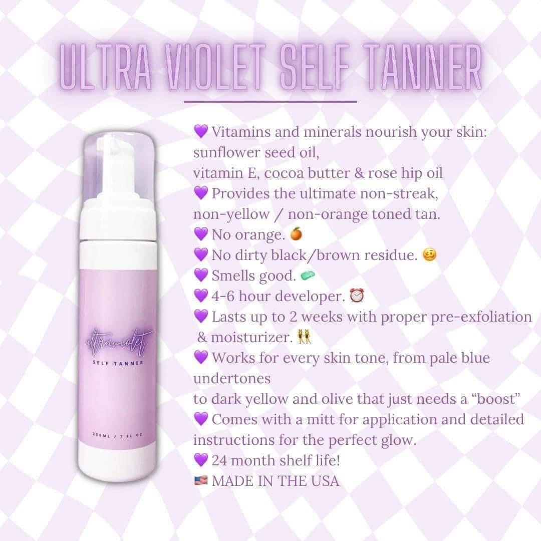 Ultraviolet Self Tanning Foam & Mitt