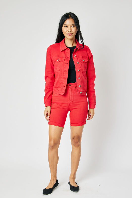 Colored Denim Jacket