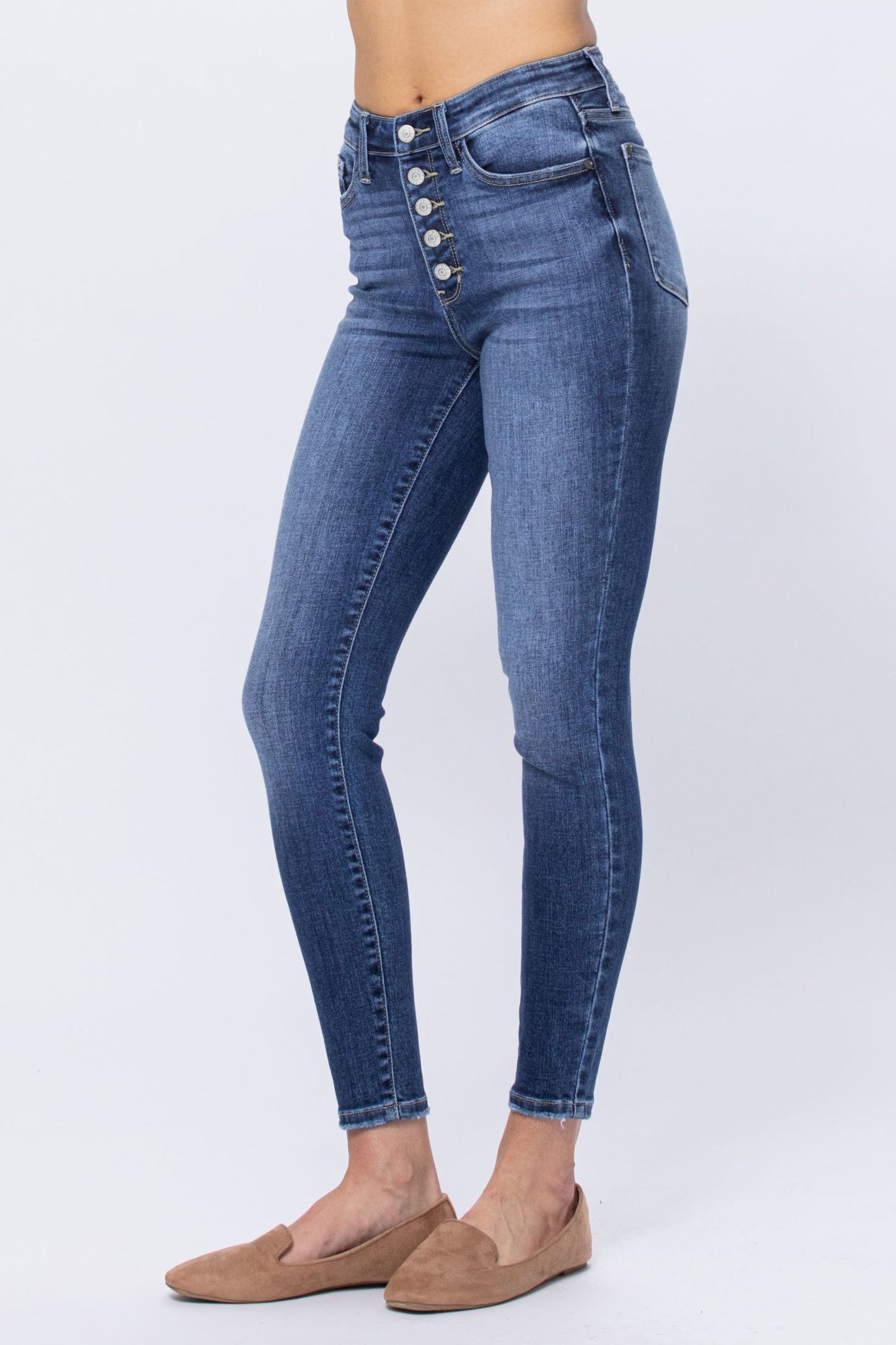 Judy Blue Button Fly Skinny
