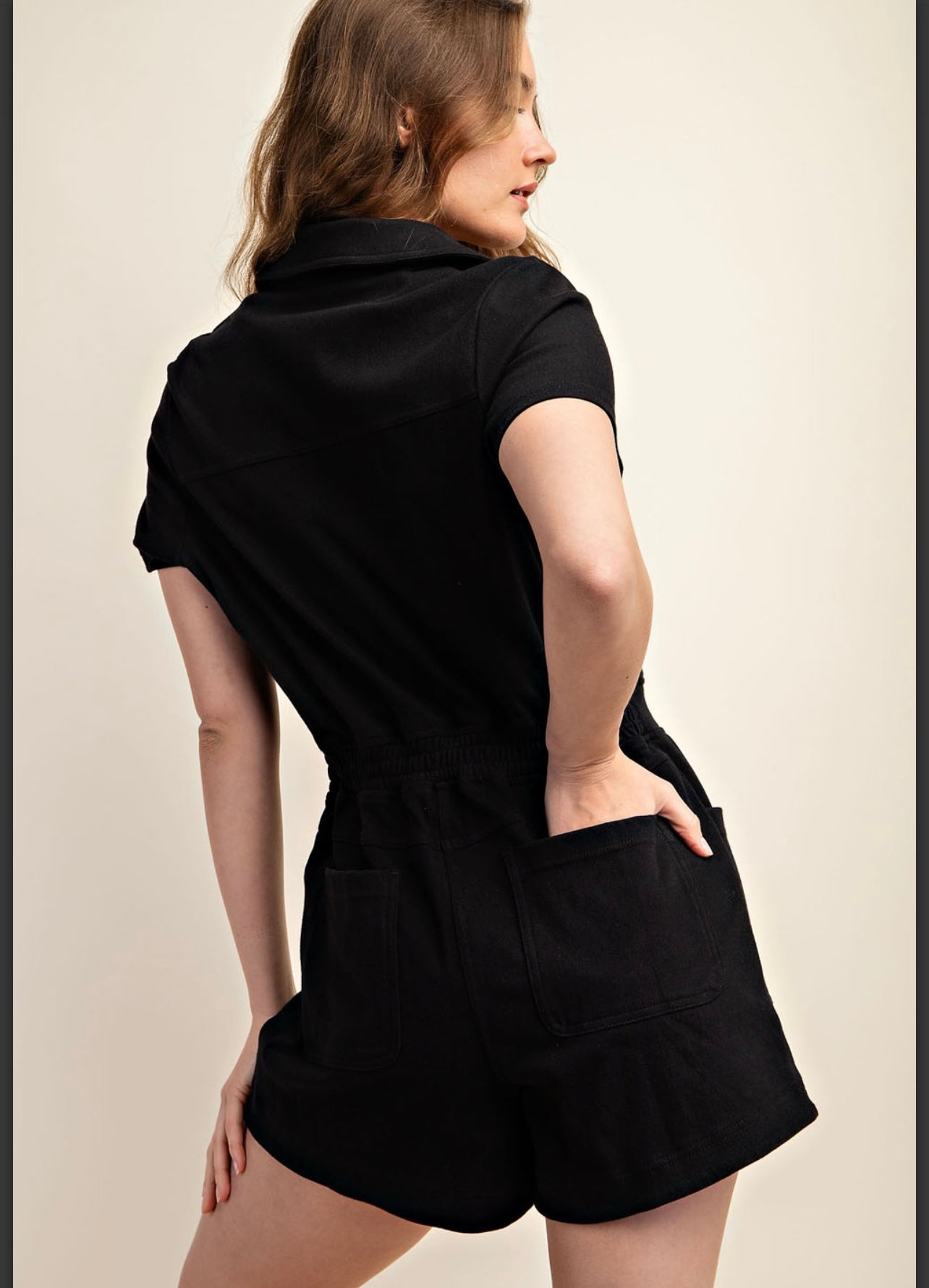 Obsidian Chic Romper