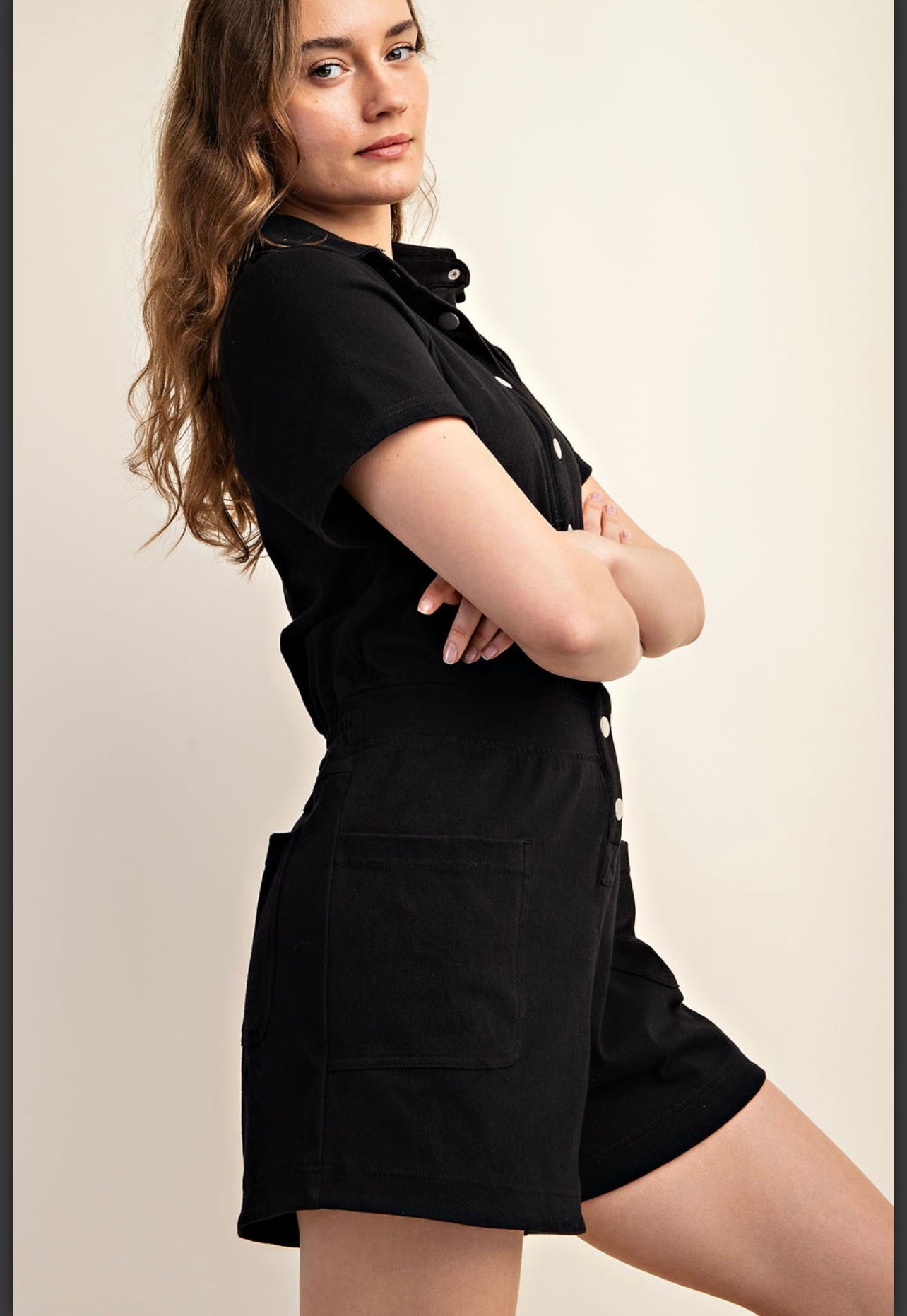 Obsidian Chic Romper