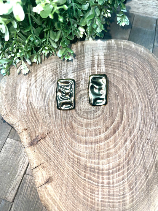 Bars Of Gold Earrings