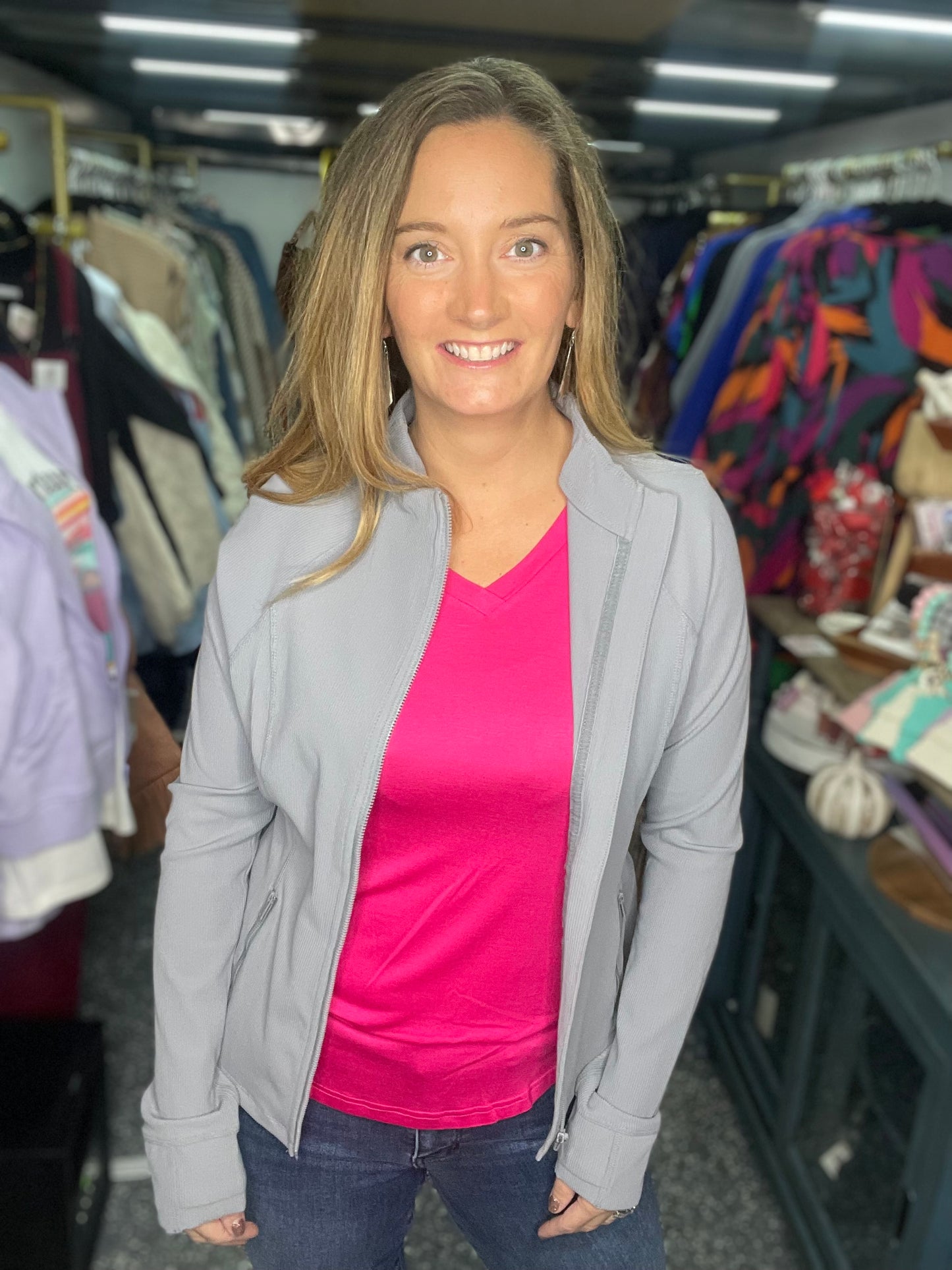 Work It Gurl Jacket in Gray