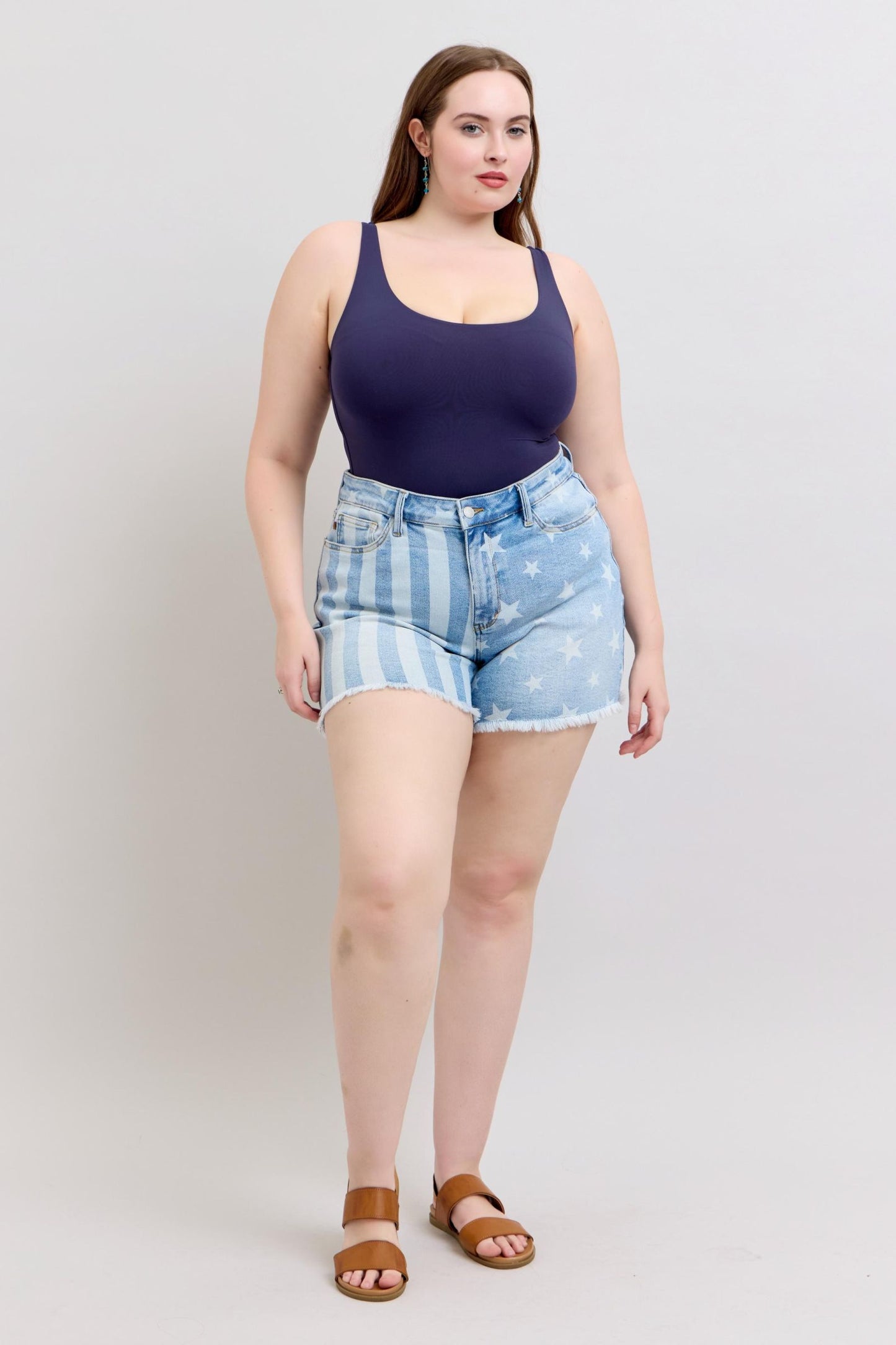 Judy Blue Stars and Stripes Shorts