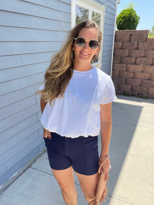 Sexy 60s Stretch Cotton Twill Short