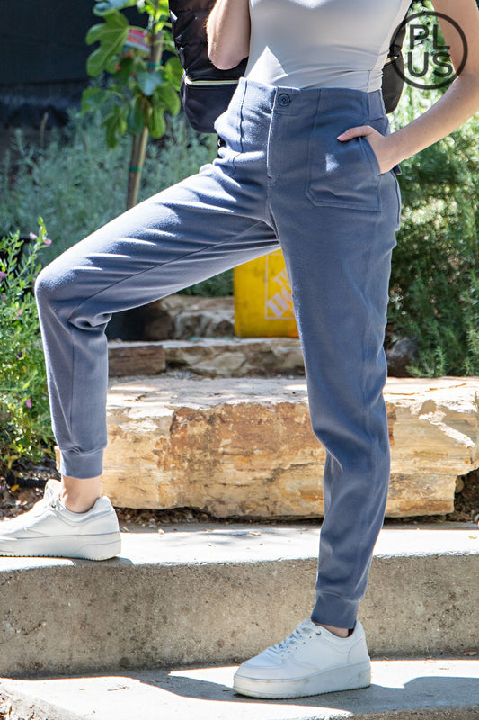 Dreamy joggers in mineral