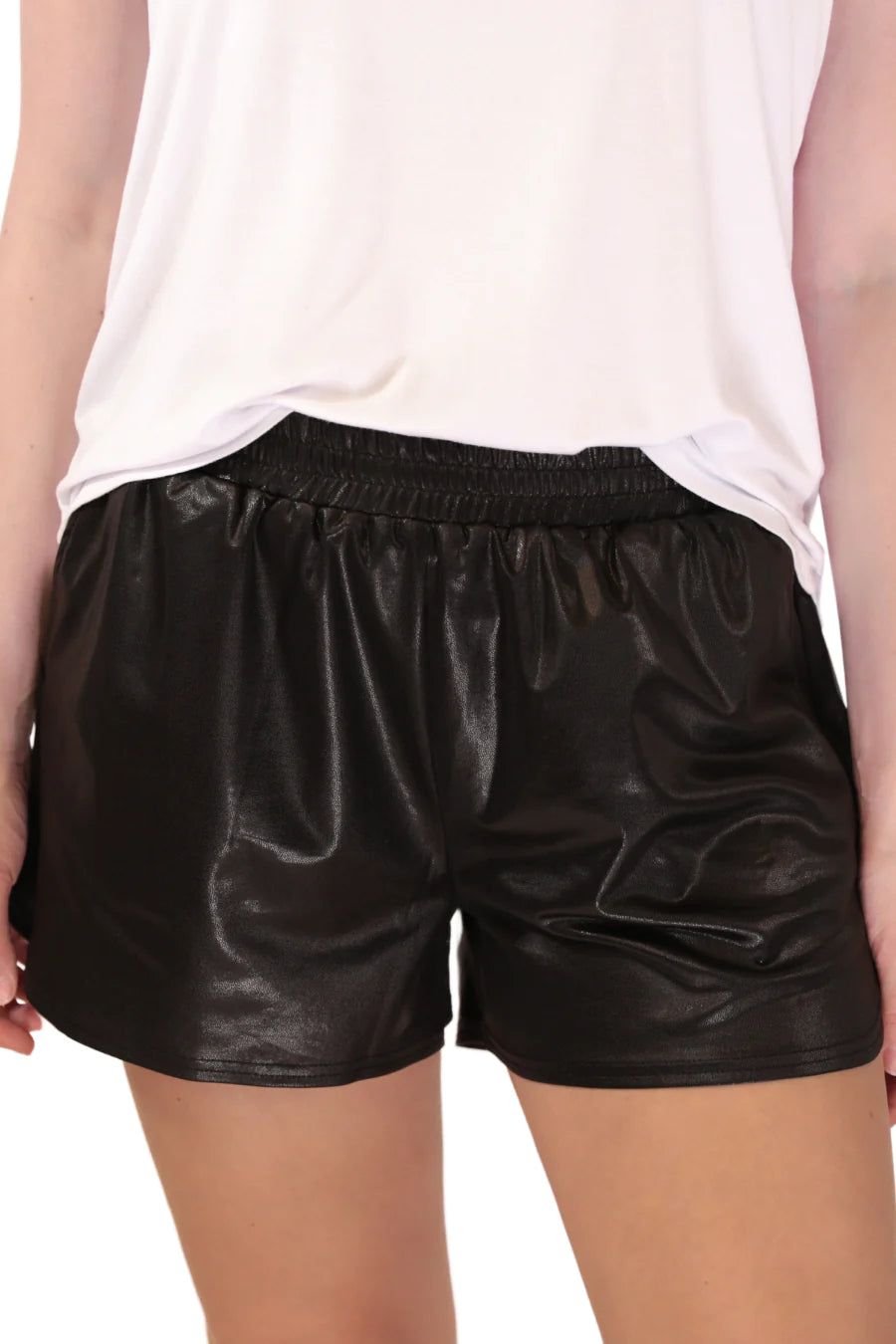 Made to Shine Metallic Shorts