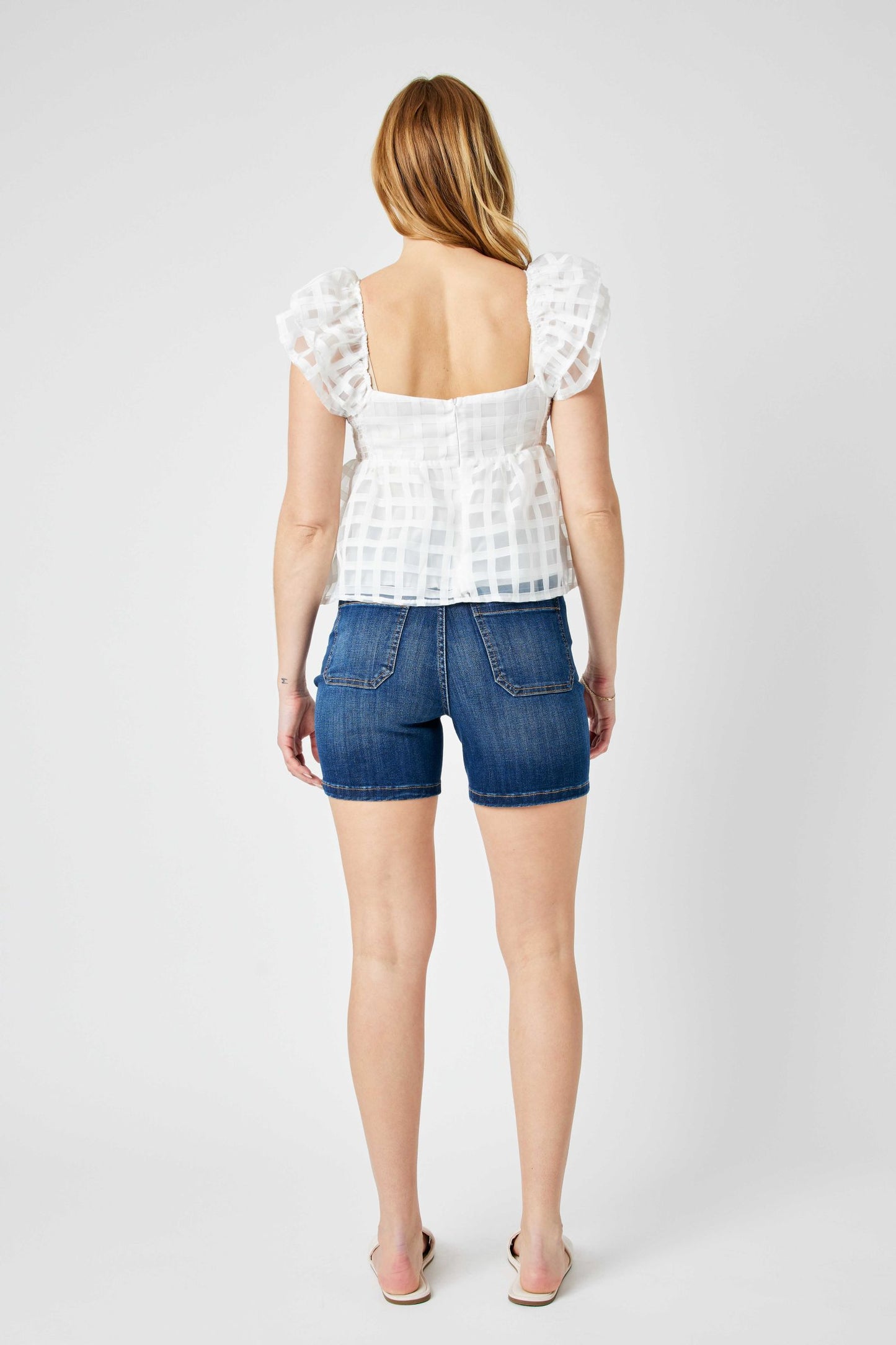 Judy Blue Elastic Waist Shorts