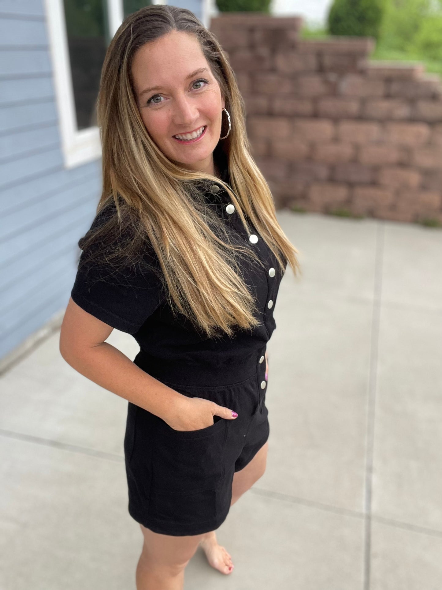 Obsidian Chic Romper