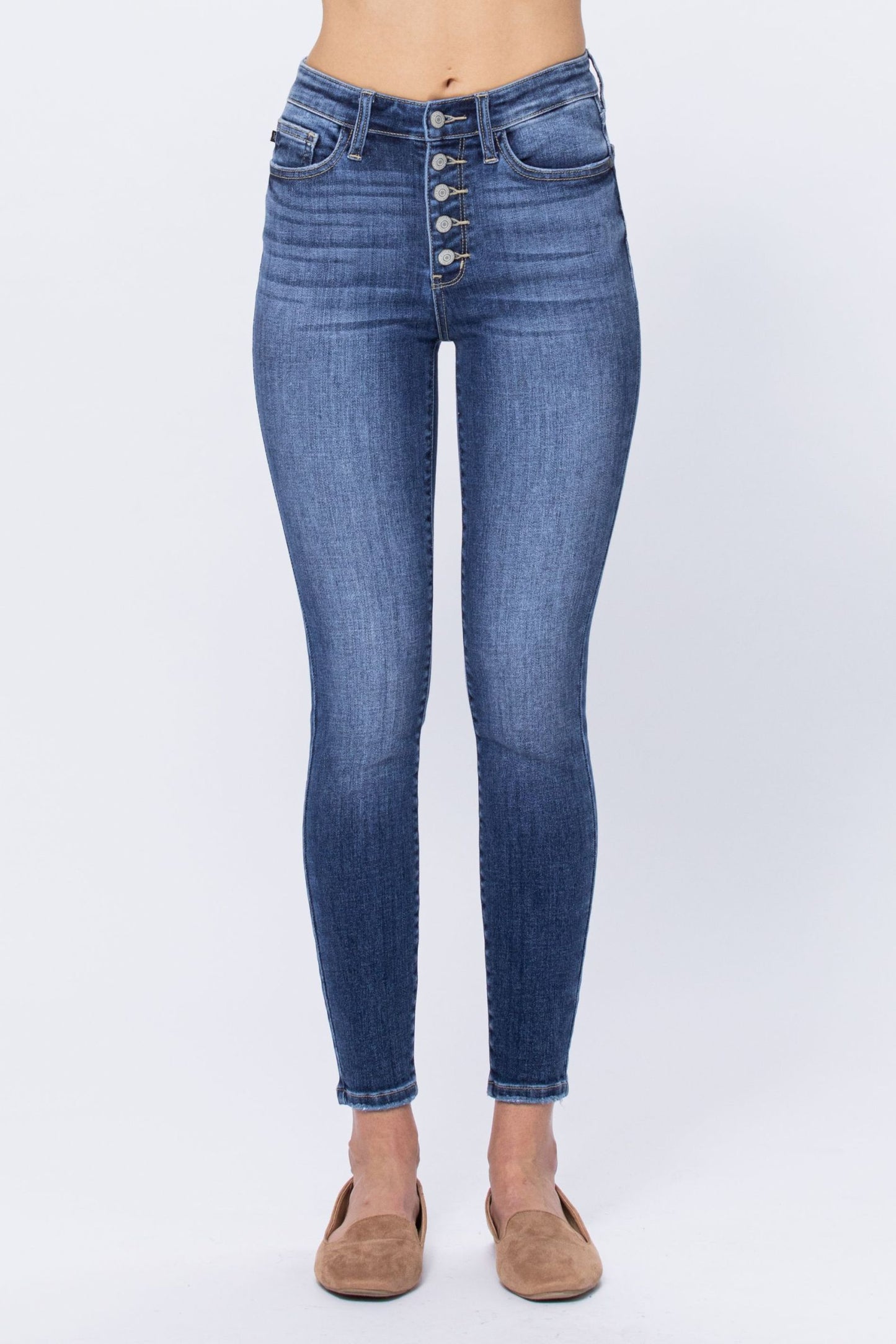 Judy Blue Button Fly Skinny