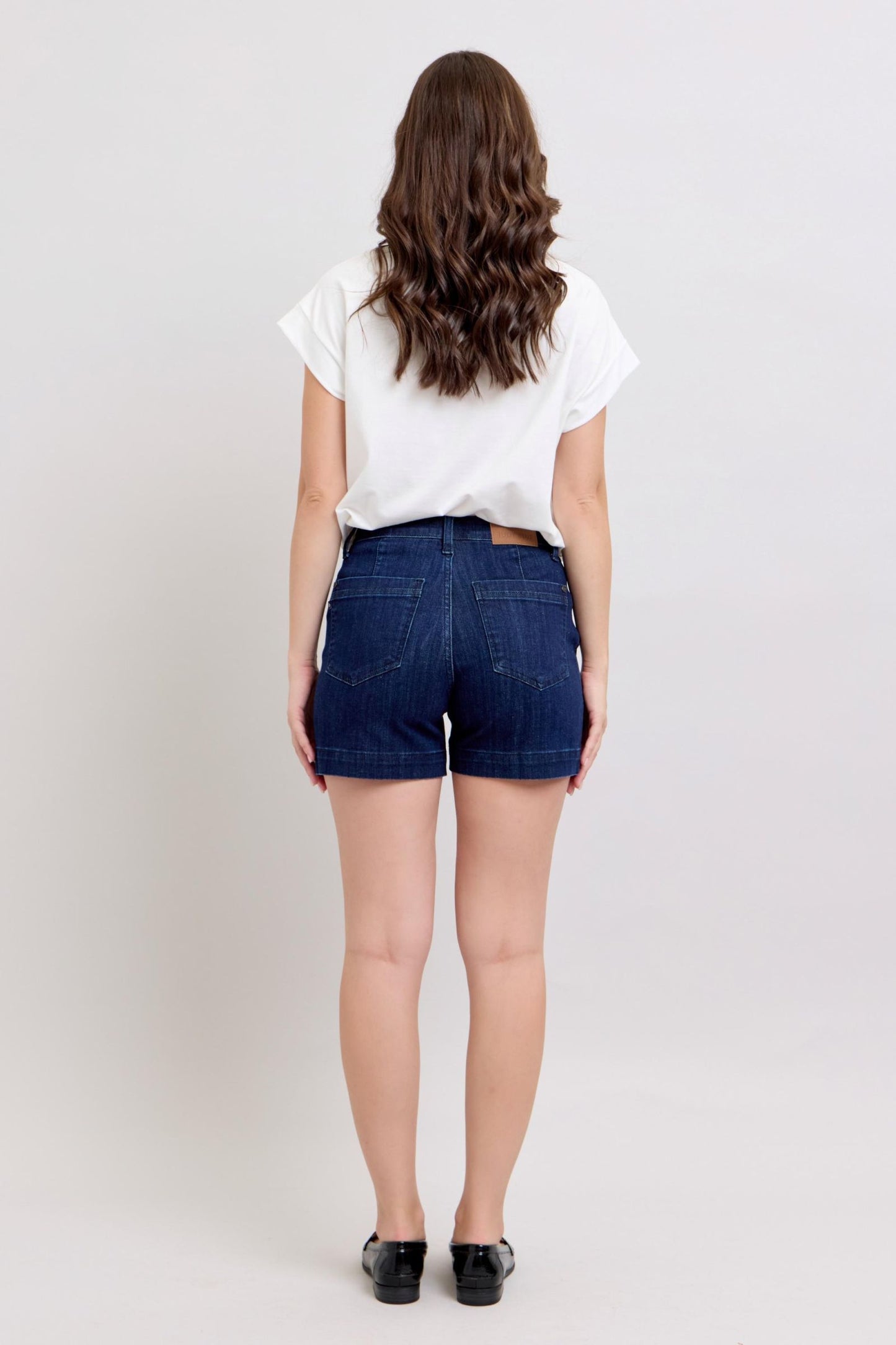 Judy Blue Denim Trouser Shorts