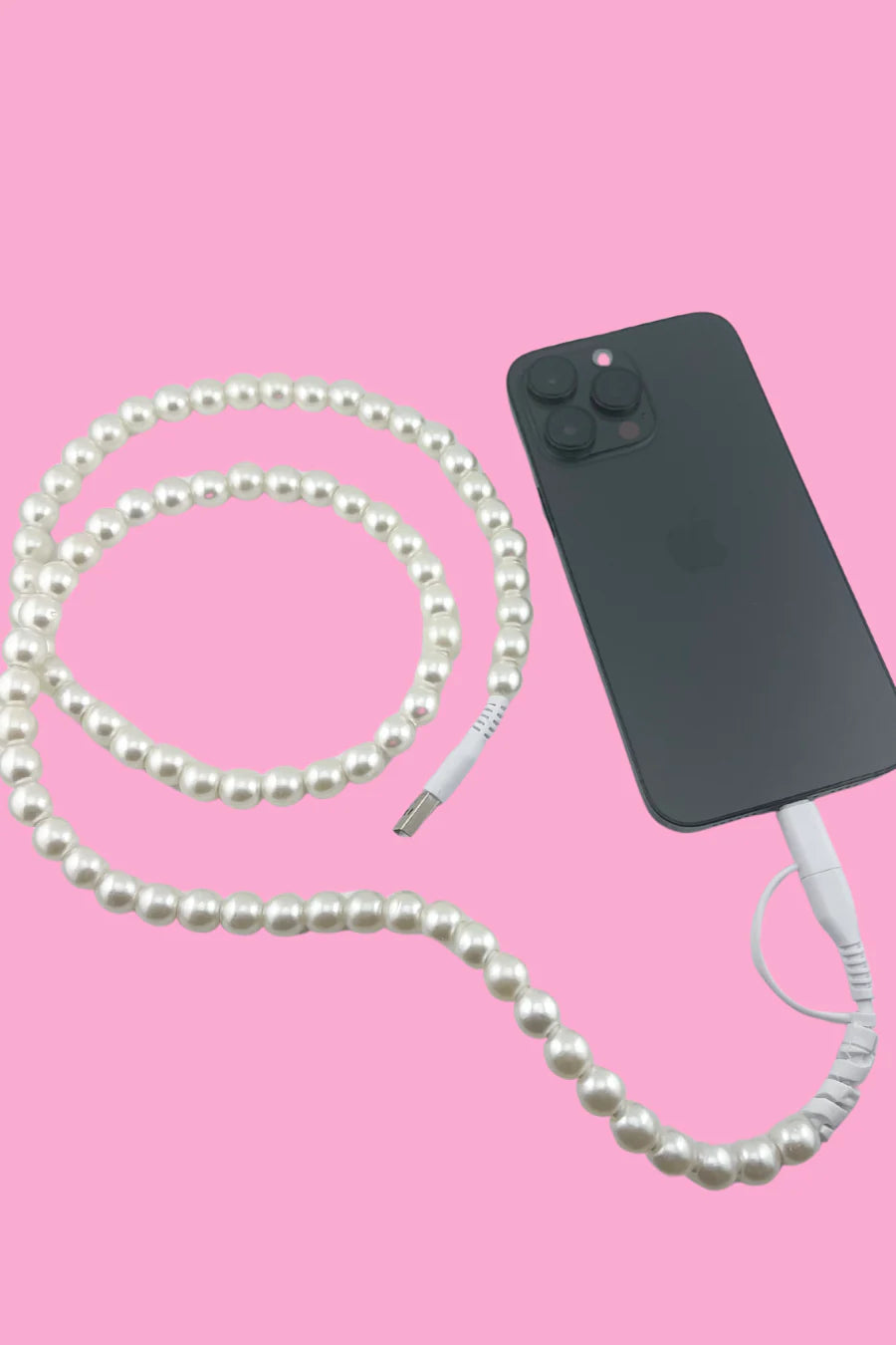 Beaded & Charged phone charger