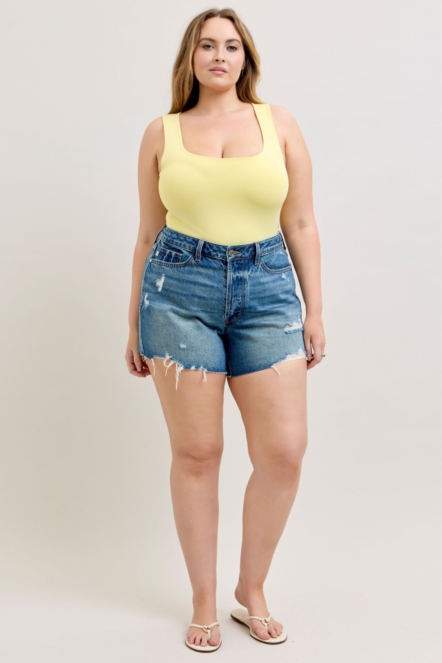High Rise Rigid Magic Cut Off Judy Blue Shorts