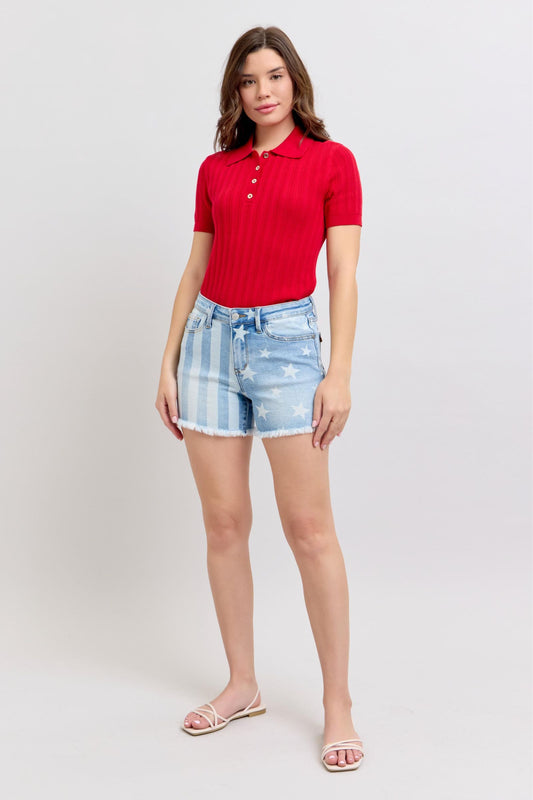 Judy Blue Stars and Stripes Shorts