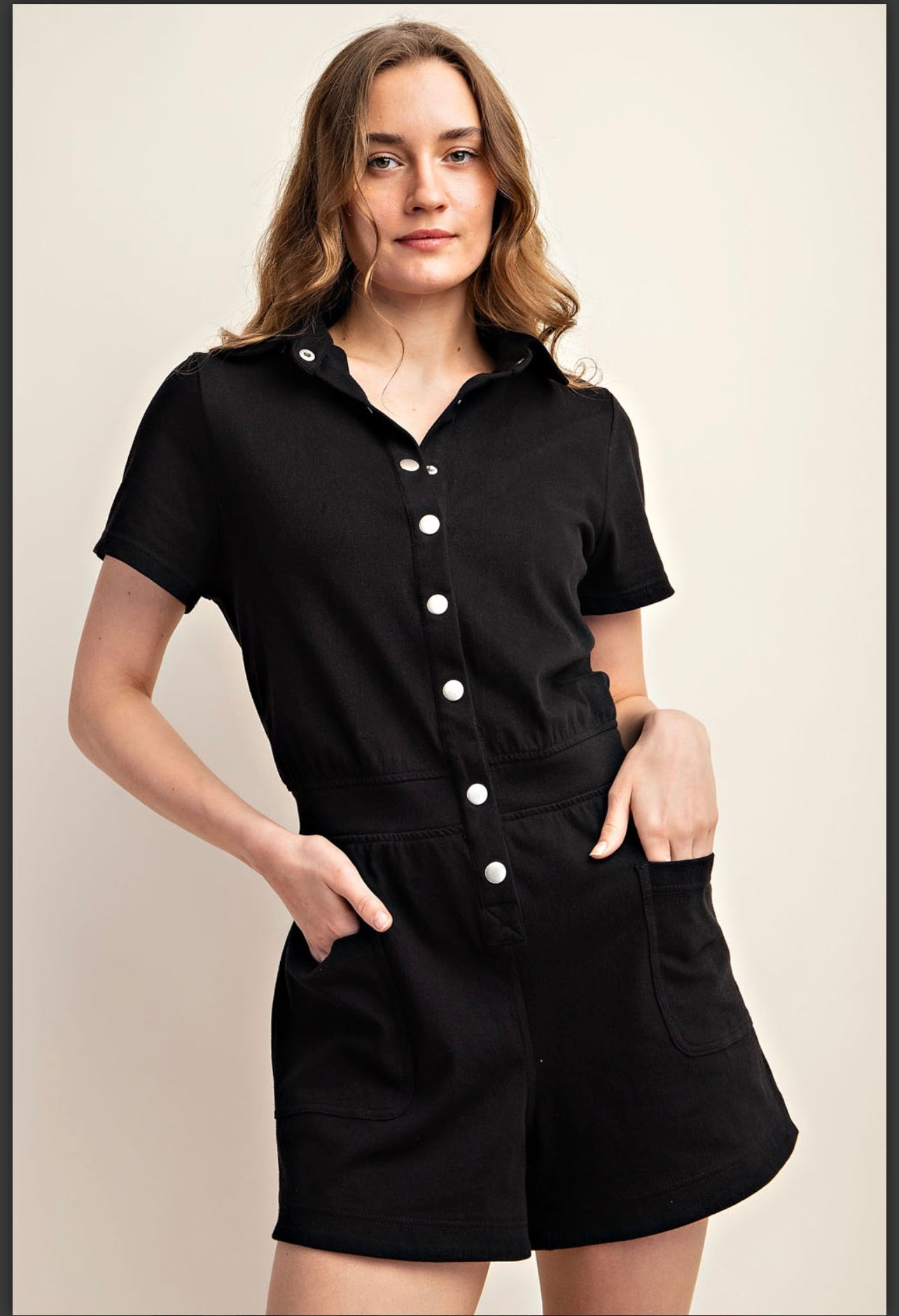 Obsidian Chic Romper