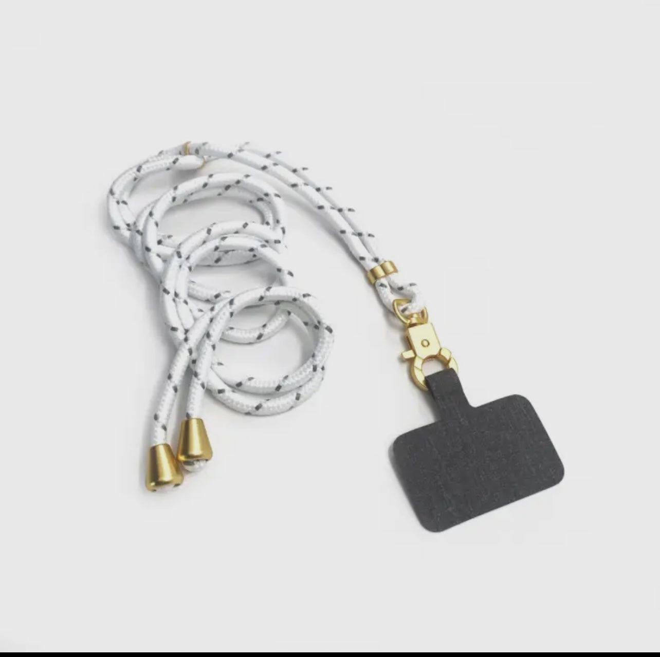 The Hookup Phone Lanyard in White
