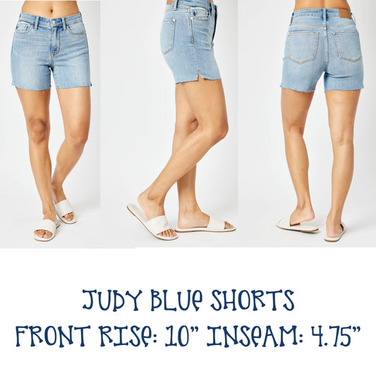 Judy Blue Mid Rise Shorts