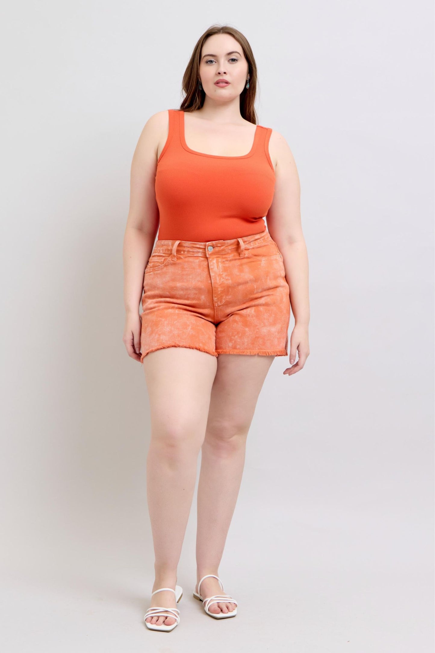 Judy Blue Tangerine Denim Shorts