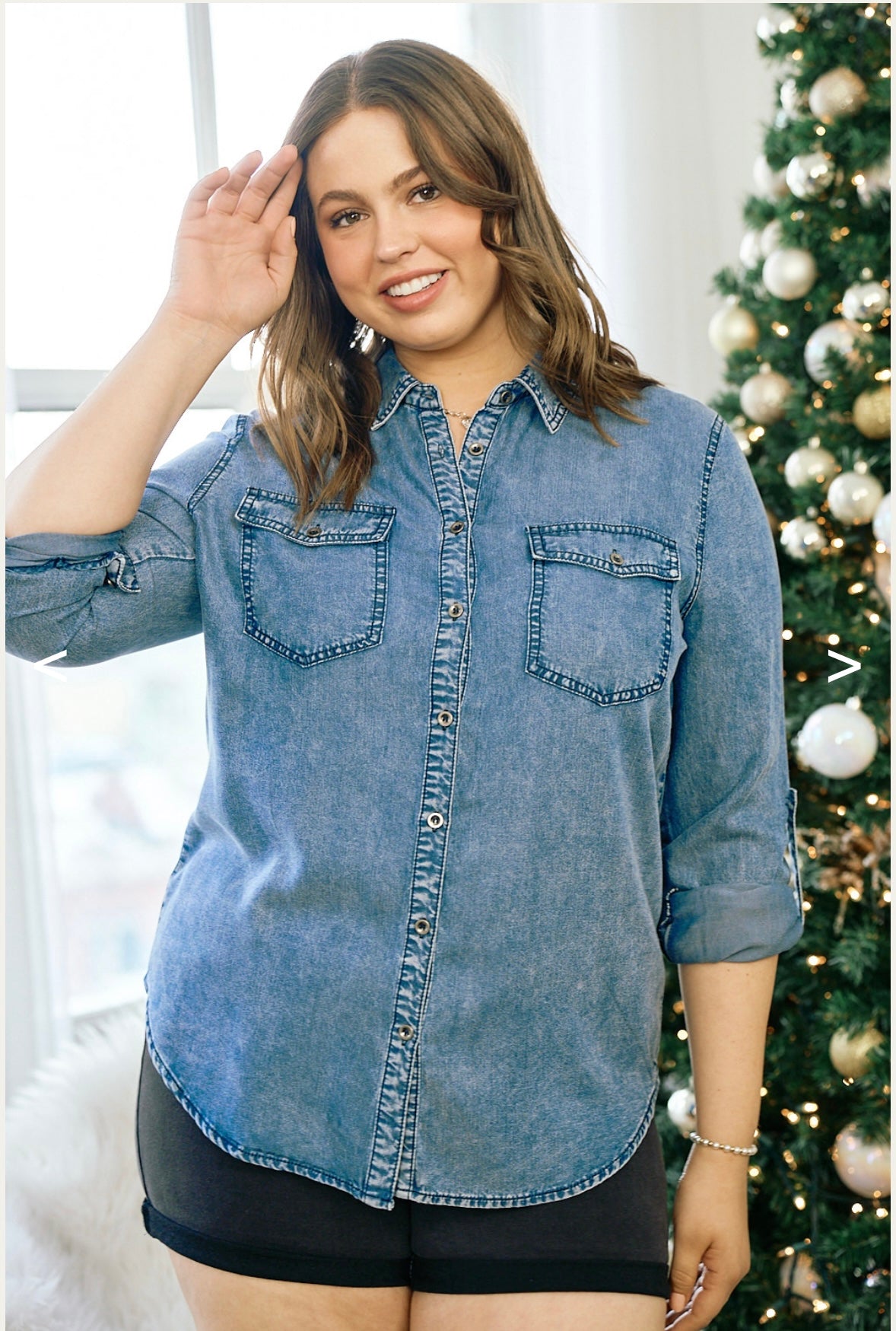 Lightweight Denim Shacket