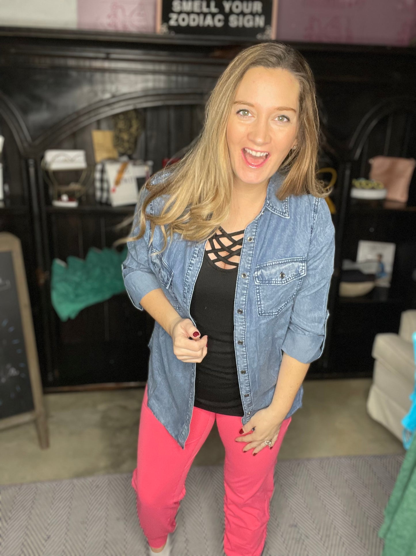 Lightweight Denim Shacket