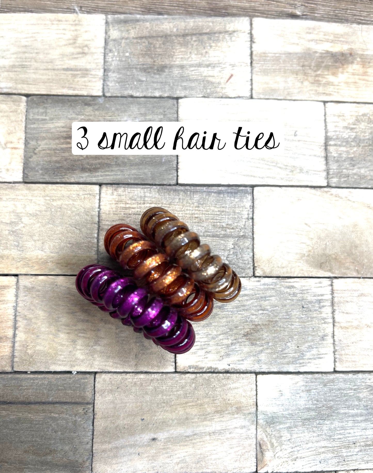 Spiral “no crease” Hair Ties