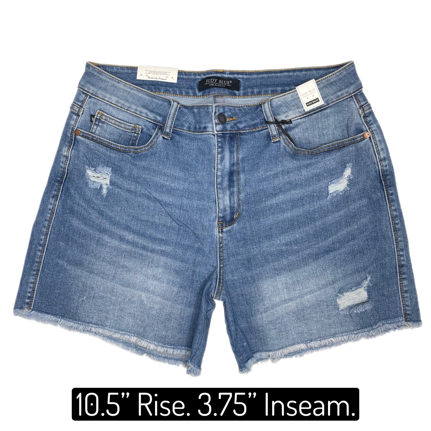 Judy Blue High Waist Distressed Shorts
